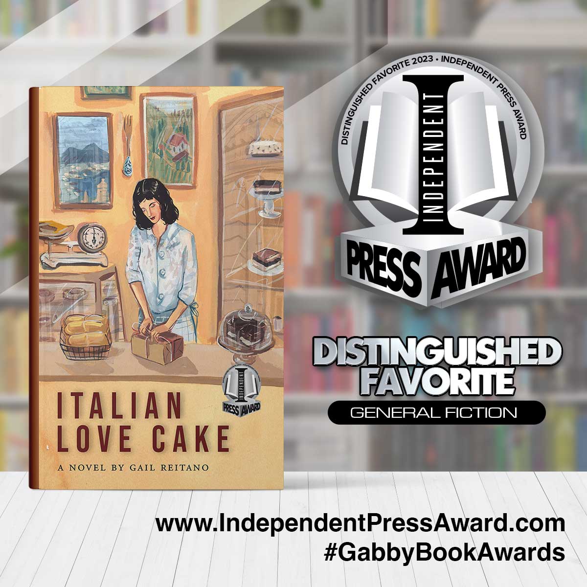Italian Love Cake Wins an Independent Press Award for Fiction !!!